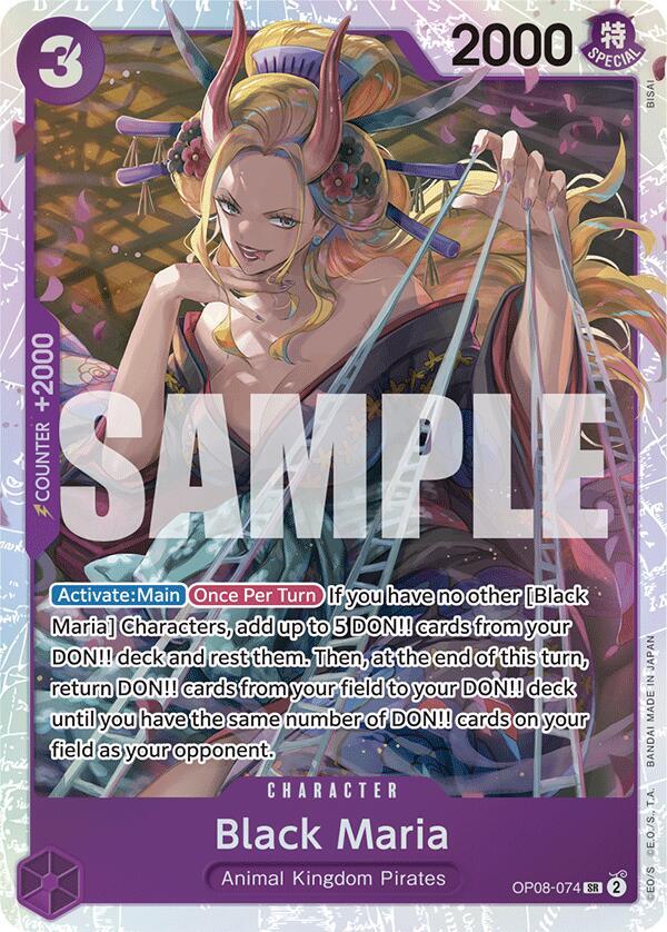 Black Maria OP08-074 (Two Legends)  - Foil