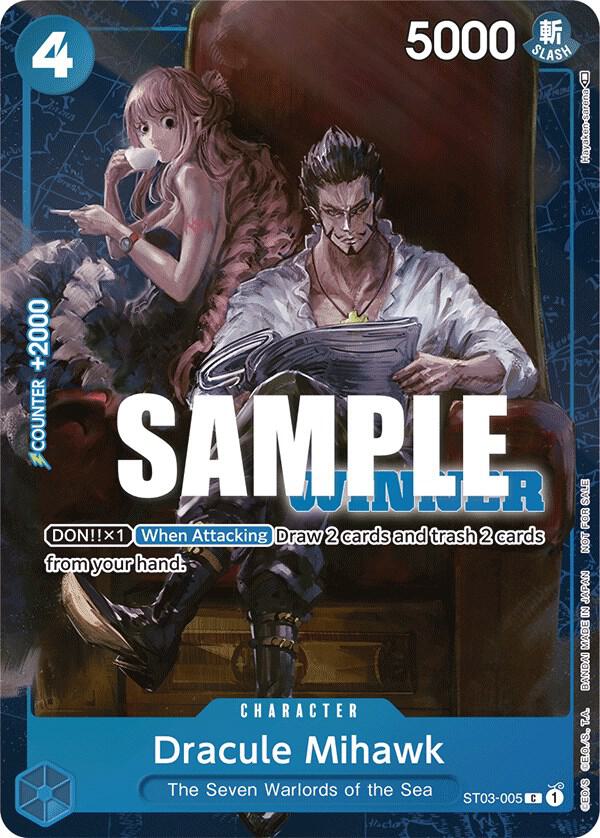 Dracule Mihawk (Winner Pack Vol.4) ST03-005 (One Piece Promotion Cards)  - Foil