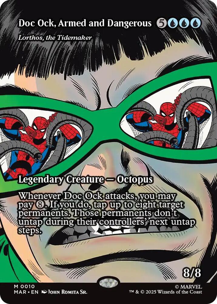 Doc Ock, Armed and Dangerous - Lorthos the Tidemaker 10 (Marvel Universe Eternal-Legal)  - Borderless Foil