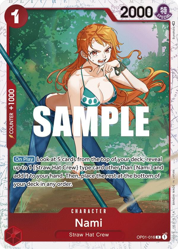 Nami (Ultra Deck The Three Captains) OP01-016 (One Piece Promotion Cards)  - Foil