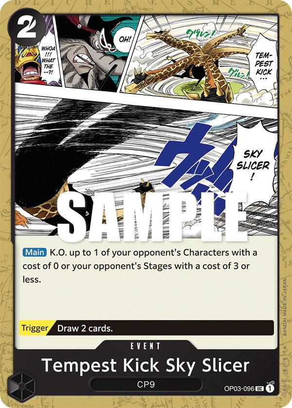 Tempest Kick Sky Slicer OP03-096 (Pillars of Strength) 