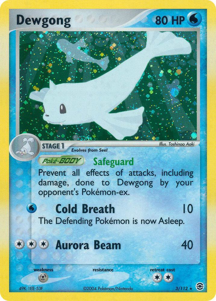 Dewgong 3/112 (FireRed & LeafGreen)  - Holofoil