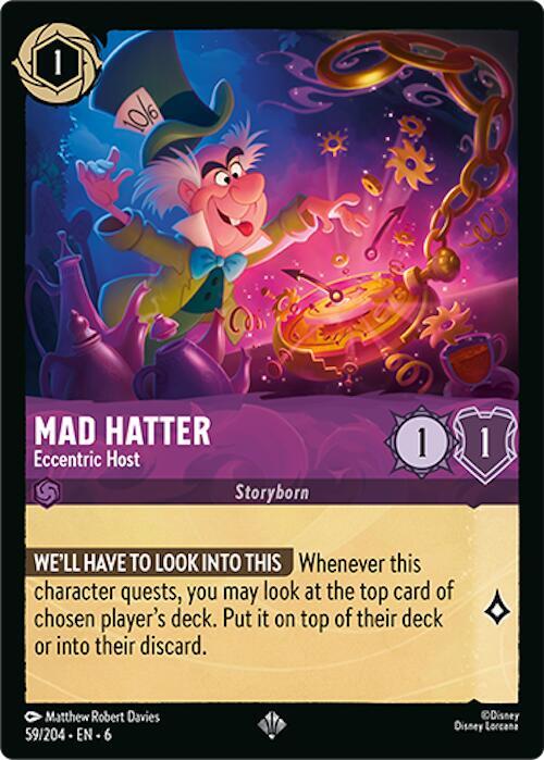 Mad Hatter, Eccentric Host 59/204 (Azurite Sea) 