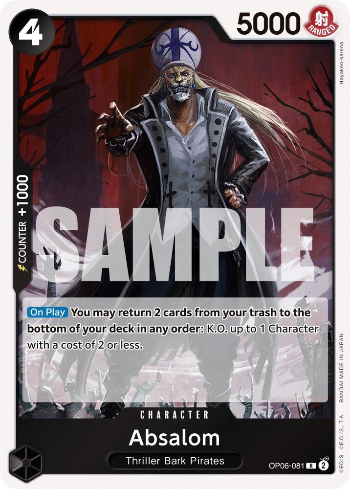 Absalom OP06-081 (Wings of the Captain)  - Foil