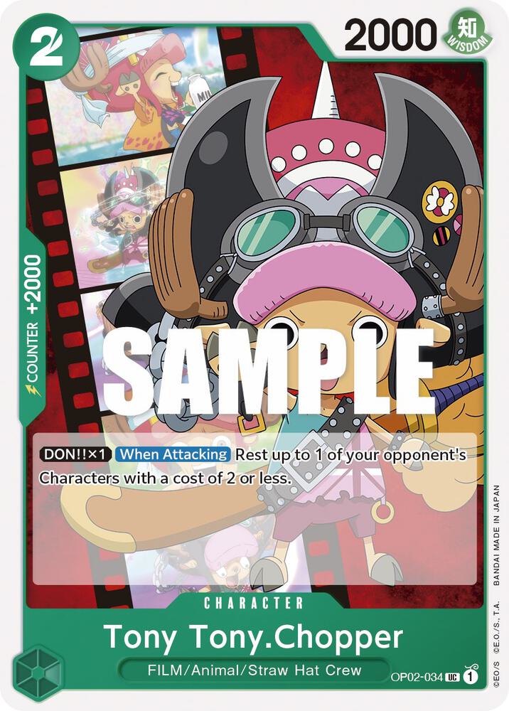 Tony TonyChopper OP02-034 (Paramount War) 