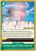 Gum-Gum Dragon Fire Pistol Twister Star OP10-039 (Royal Blood Release Event Cards) 