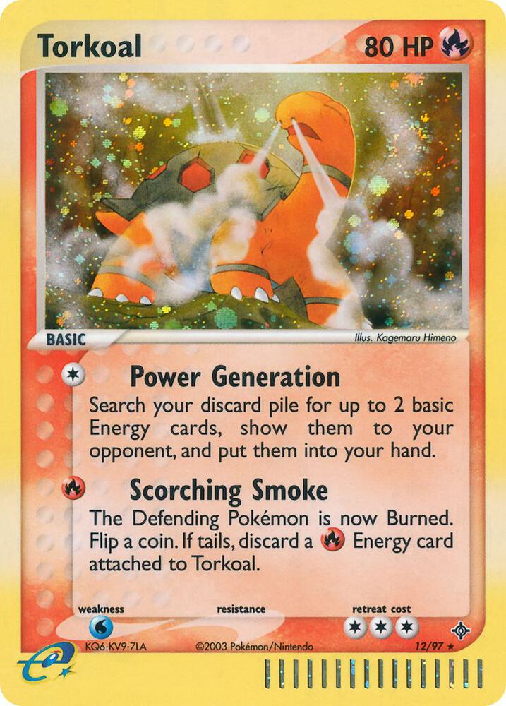 Torkoal 12/97 (Dragon)  - Holofoil