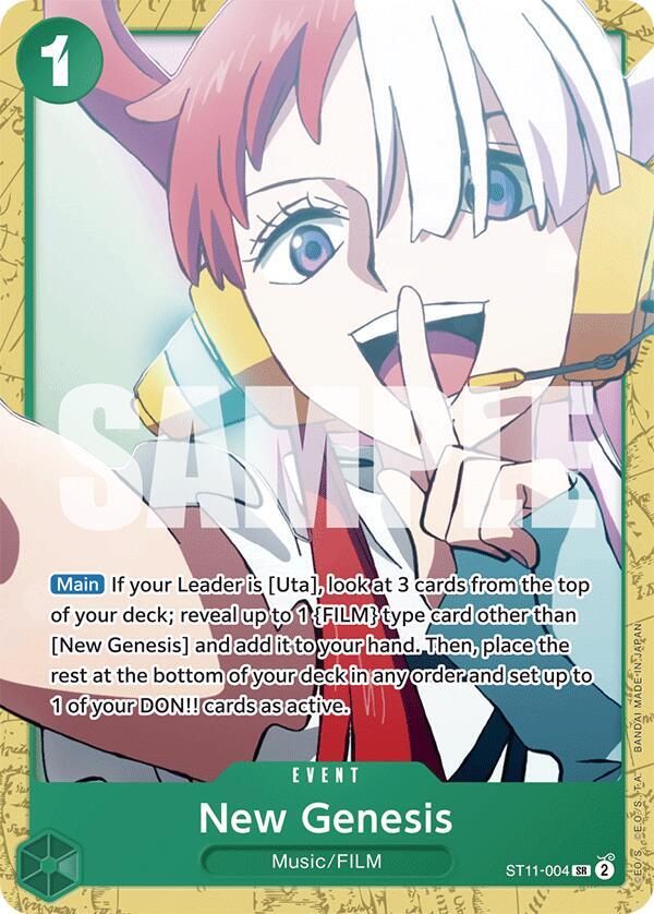 New Genesis ST11-004 (Starter Deck 16: GREEN Uta) 