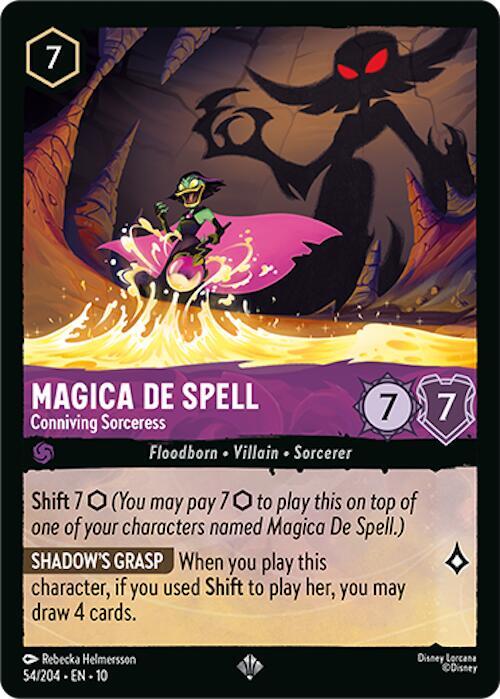 Magica De Spell, Conniving Sorceress 54/204 (Whispers in the Well)  - Cold Foil